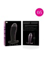 NEBULA SERIES BY IBIZA - MODELO 5 PLUG CRISTAL ROSA 12.5 CM -O- 3.5 CM
