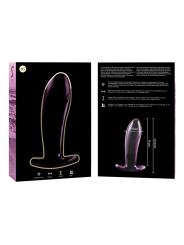 NEBULA SERIES BY IBIZA - MODELO 5 PLUG CRISTAL ROSA 12.5 CM -O- 3.5 CM