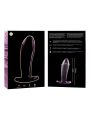 NEBULA SERIES BY IBIZA - MODELL 5 ANALPLUG BOROSILIKATGLAS ROSA 12.5 C