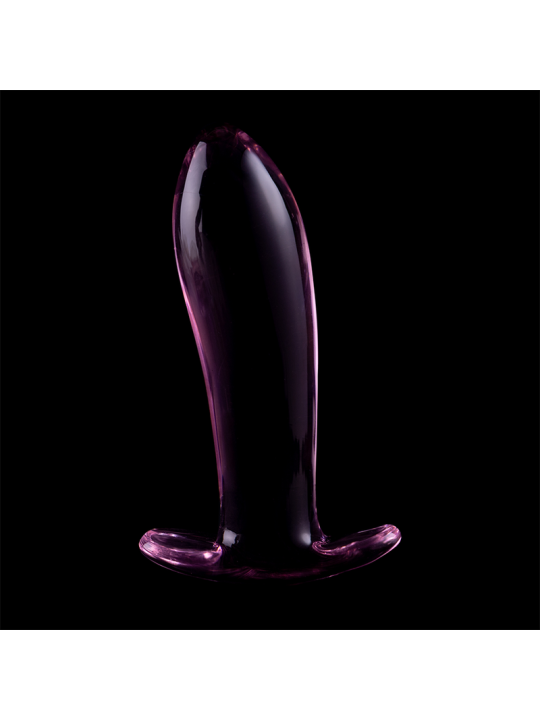 NEBULA SERIES BY IBIZA - MODELO 5 ANAL PLUG VIDRO BOROSILICADO ROSA 12