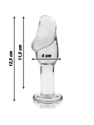 NEBULA SERIES BY IBIZA - MODELO 6 PLUG CRISTAL TRANSPARENTE 12.5 CM -O