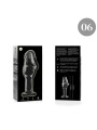 NEBULA SERIES BY IBIZA - MODEL 6 ANAL PLUG BOROSILICATE GLASS CLEAR 12