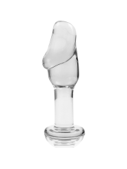 NEBULA SERIES BY IBIZA - MODELL 6 ANALPLUG BOROSILIKATGLAS KLAR 12.5 C
