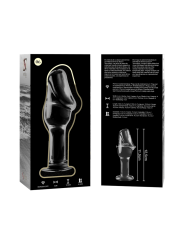 NEBULA SERIES BY IBIZA - MODELO 6 PLUG CRISTAL TRANSPARENTE 12.5 CM -O
