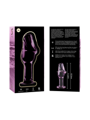 NEBULA SERIES BY IBIZA - MODELO 6 PLUG CRISTAL ROSA 12.5 CM -O- 4 CM