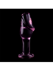 NEBULA SERIES BY IBIZA - MODELO 6 PLUG ANAL VIDRO BOROSILICADO ROSA 12