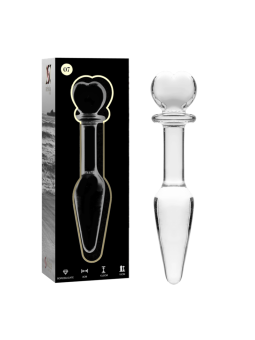 NEBULA SERIES BY IBIZA - PLUG ANAL MODÈLE 7 VERRE BOROSILICATE CLAIR 1