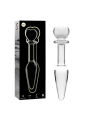 NEBULA SERIES BY IBIZA - MODELO 7 ANAL PLUG VIDRO BOROSILICADO TRANSPA