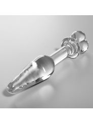 NEBULA SERIES BY IBIZA - MODELO 7 PLUG CRISTAL TRANSPARENTE 13.5 CM -O