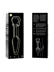 NEBULA SERIES BY IBIZA - MODELO 7 PLUG CRISTAL TRANSPARENTE 13.5 CM -O