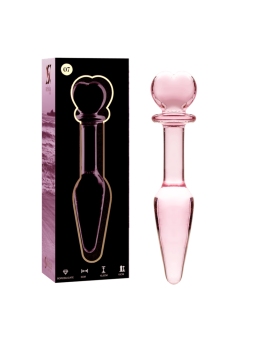 NEBULA SERIES BY IBIZA - MODELO 7 PLUG CRISTAL ROSA 13.5 CM -O- 3 CM