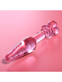 NEBULA SERIES BY IBIZA - MODELO 7 PLUG CRISTAL ROSA 13.5 CM -O- 3 CM
