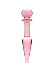 NEBULA SERIES BY IBIZA - MODELO 7 PLUG CRISTAL ROSA 13.5 CM -O- 3 CM