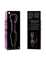 NEBULA SERIES BY IBIZA - MODELL 7 ANALPLUG BOROSILIKATGLAS ROSA 13.5 C