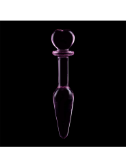 NEBULA SERIES BY IBIZA - MODELO 7 PLUG CRISTAL ROSA 13.5 CM -O- 3 CM