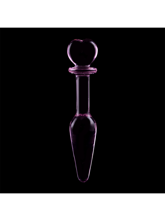 NEBULA SERIES BY IBIZA - MODELO 7 PLUG CRISTAL ROSA 13.5 CM -O- 3 CM