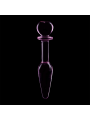 NEBULA SERIES BY IBIZA - MODEL 7 PLUG ROZE BOROSILICATE GLAS 13,5 CM -