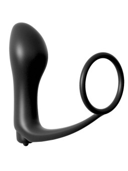 VIBRADOR CON PLUG ANAL Y ESTIMULACIÓN PROSTÁTICA