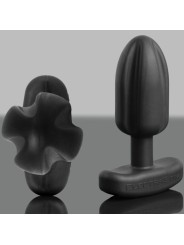 ELECTRASTIM - TARTARUS ANAL PLUG QUADRIPOLAR SILIKON SCHWARZ