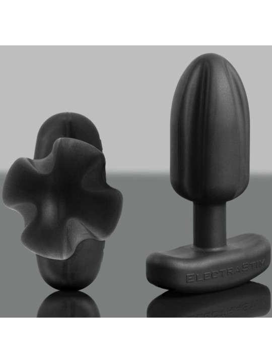 ELECTRASTIM - TARTARUS PLUG ANAL SILICONA QUADRIPOLAR NEGRO