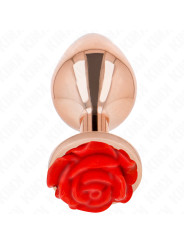KINK - PLUG ANAL ORO ROSADO ROSA ROJA L