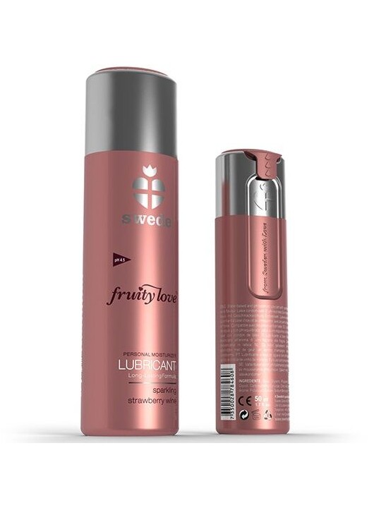 SWEDE - FRUITY LOVE LUBRICANTE FRESAS CON CHAMPAGNE 100 ML