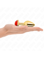 KINK - ROOD ROZE GOUD ANAAL PLUG MAAT M