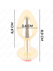 KINK - PLUG ANAL GOLD ROSE ROT GRÖSSE M