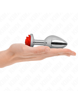 KINK - RED ROSE ANAAL PLUG MAAT L
