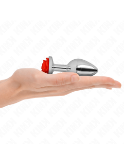 KINK - RODE ROZEN ANALE PLUG MAAT M