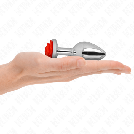 KINK - RODE ROZEN ANALE PLUG MAAT M