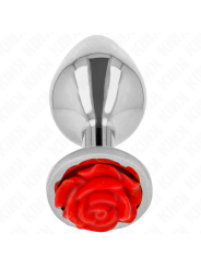 KINK - RODE ROZEN ANALE PLUG MAAT M