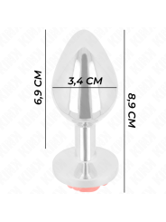 KINK - RODE ROZEN ANALE PLUG MAAT M