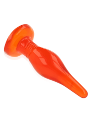 BAILE - RED SOFT TOUCH ANAL PLUG 14.2 CM