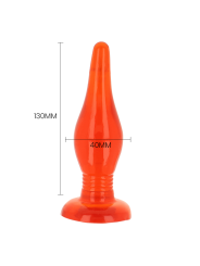 BAILE - RED SOFT TOUCH ANAL PLUG 14.2 CM