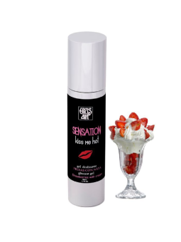 EROS-ART - SENSATTION LUBRIFICANTE NATURAL MORANGOS COM CREME 50 ML