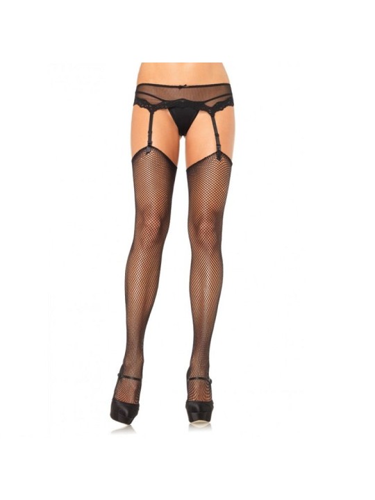 LEG AVENUE - BAS NET SANS SILICONE AUTO-ADHÉSIF SUPÉRIEUR