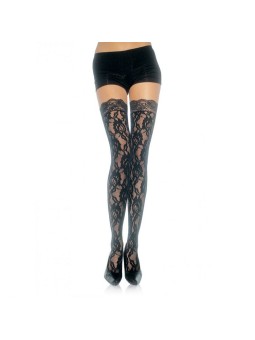 LEG AVENUE - KANTEN KOUSEN MET BLOEMEN