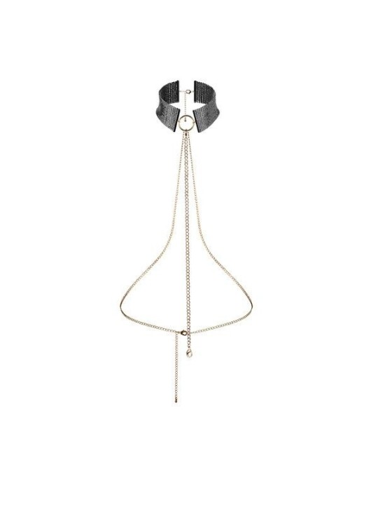 BIJOUX INDISCRETS - DÃSIR MÃTALLIQUE SCHWARZE METALLIC-HALSKETTE