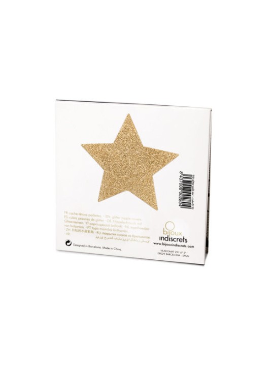 BIJOUX INDISCRETS - PEZONERAS FLASH ESTRELLA DORADA