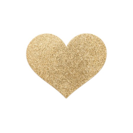 BIJOUX INDISCRETS - TEPELBEDEKKINGEN FLASH GOUDEN HART