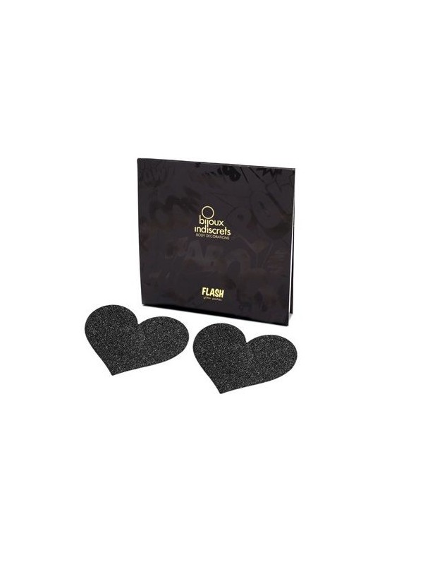BIJOUX INDISCRETS - FLASH TEPELBEKLEDING ZWART HART