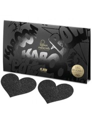 BIJOUX INDISCRETS - PEZONERAS FLASH CORAZÃN NEGRO