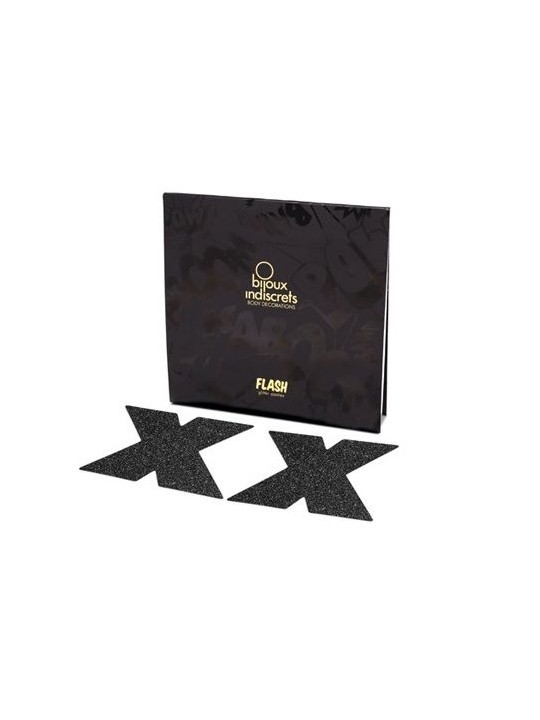 BIJOUX INDISCRETS - PEZONERAS FLASH CRUZ NEGRO