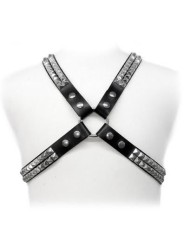 LEATHER BODY - PIRAMIDE STUD HARNAS