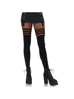 LEG AVENUE - PANTYHOUSE MEDIAS REJILLA NEGRO