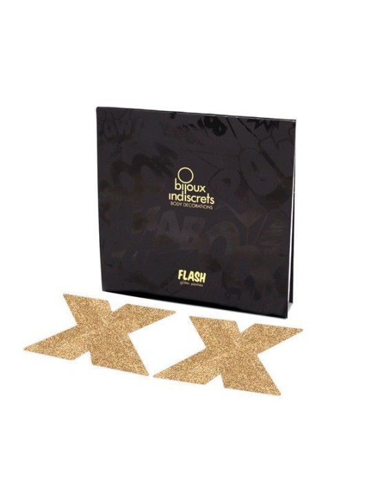 BIJOUX INDISCRETS - COPRI CAPEZZOLI FLASH ORO