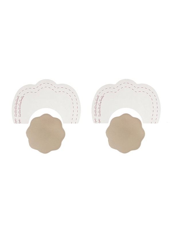 BYE-BRA - BREASTS ENHANCER + NIPPLE COVERS SILK CUP D/F