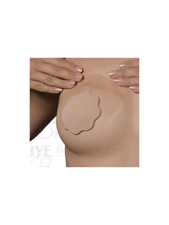BYE-BRA - RENFORCEMENTSEINS + COUVRE-MAMETAUX SOIE BONNET D/F