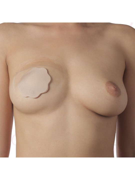 BYE-BRA - BREASTS ENHANCER + NIPPLE COVERS SILK CUP D/F